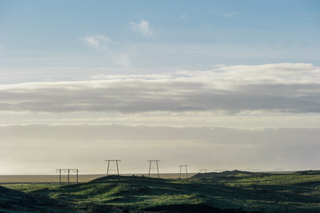 Barren coastal landscape