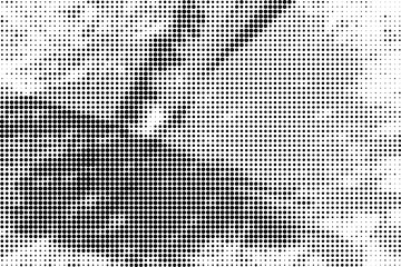 Grunge halftone paint strokes background