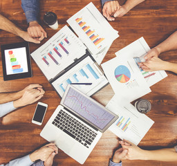 Business team working © georgerudy