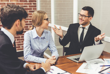 Business people working