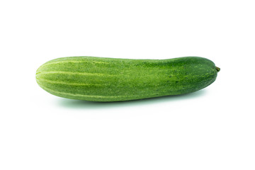 fresh cucumbers isolated on white