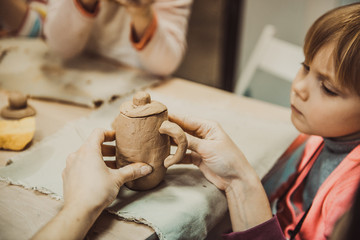 children's hands sculpts