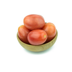Tomato isolated on white.