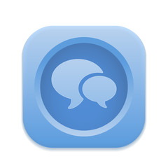 Fototapeta premium App Button - Round Square