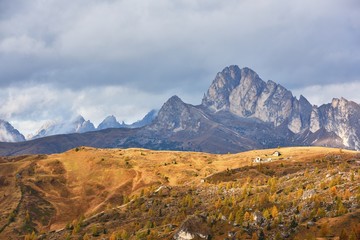 Obraz premium Passo di Giau,Dolomites, Belluno, Italy
