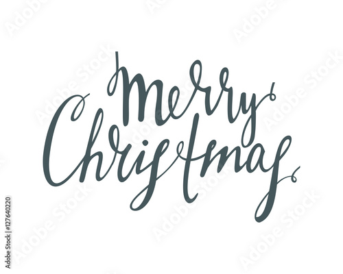 &quot;Handwrite calligraphic inscription Merry Christmas&quot; Stock image and royalty-free vector files