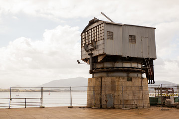 View of the old crane, Santander