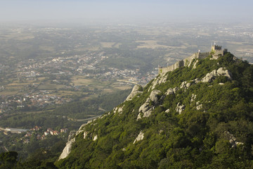 Ancient Castle Walls, Sintra, Portugal, Europe