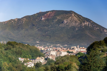 Fototapeta na wymiar View of Cava de Tirreni town in Italy