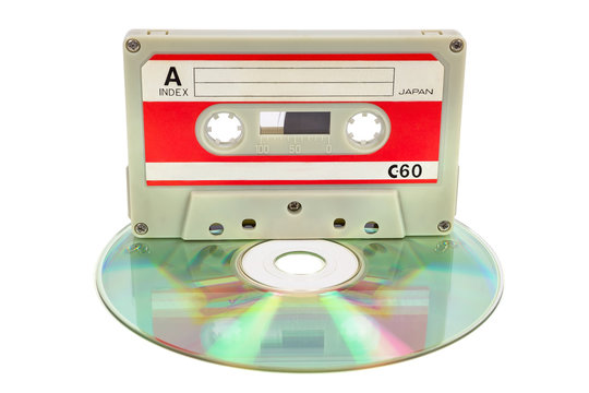 Vintage audio tape on CD