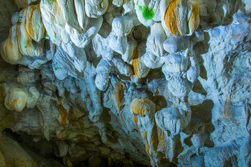 Vrelo cave near to the matka lake in macedonia. - obrazy, fototapety, plakaty