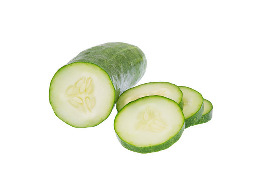 cucumber on white