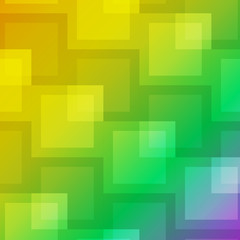 Square shape abstract on colorful background