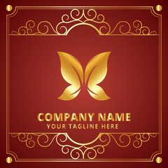 Butterfly logo template