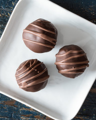 Chocolate Chip Cookie Dough Truffles