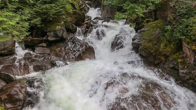 Deception Falls in the North Cascades, Washington, USA