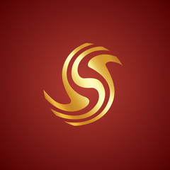 letter s line logo