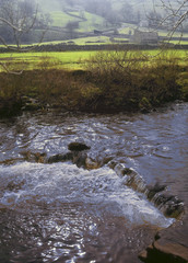 swaledale yorkshire uk - shot on film