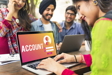 Account Sign In User Password Privacy Concept