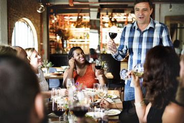 Restaurant Chilling Out Classy Lifestyle Reserved Concept