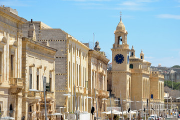 Birgu area in Three Cities,Malta 