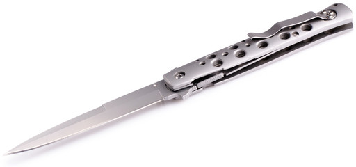 Open steel knife
