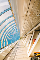 Obraz premium Interior of the pedestrian bridge Bagration