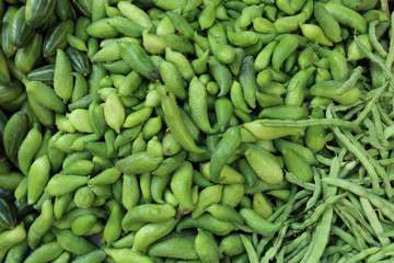 fresh vegetables selling at the street shop