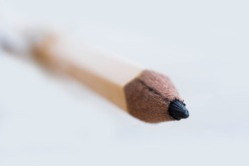 close up wooden pencil