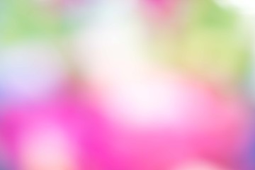 blurred of flowers