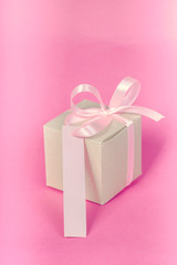 gift box with gift tag. valentines day