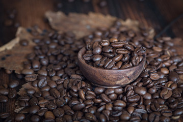 Geröstete Kaffeebohnen