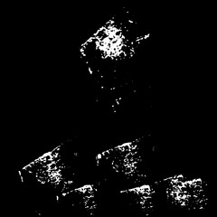 Obraz premium Abstract white sponge stains texture. Design for your brushes and grunge effects.