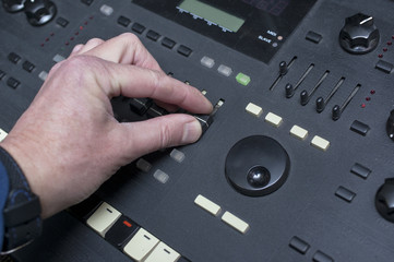 Musician Adjusting Control