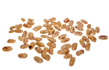 beans dry beans on a white background
