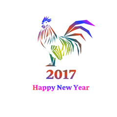 Fototapeta premium New Year congratulation design. Holiday card design element. Merry Christmas, Happy New Year card vector illustration