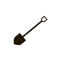 Shovel icon vector