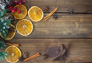 Christmas still life background