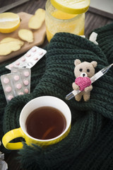 
kit for treating colds
