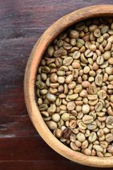 Close up of coffee beans for background