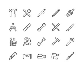 Line Tools Icons