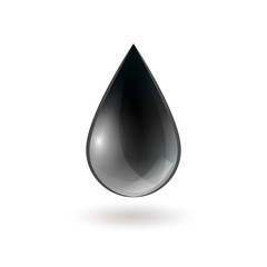 Fototapeta premium Falling Single Oil Drop