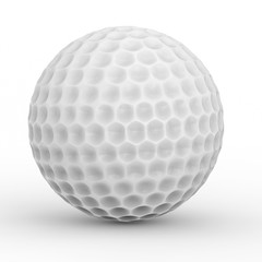 white golf ball