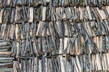 Stack of firewood 