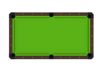 Obraz premium Green Billiard Table