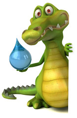 Fototapeta premium Fun crocodile