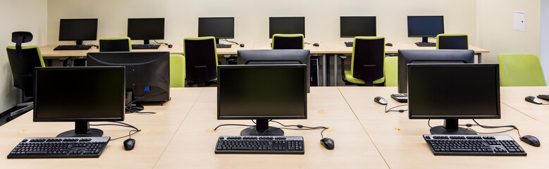 Computer room for the IT students