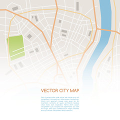 Vector city map background