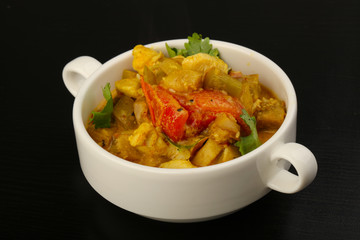 Curry chicken