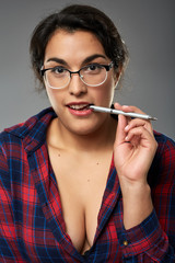 Obraz premium Sexy latino businesswoman